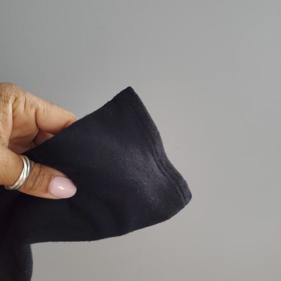 Terez Women's Black Zip-Up Drape Jacket M - Picture 5 of 14